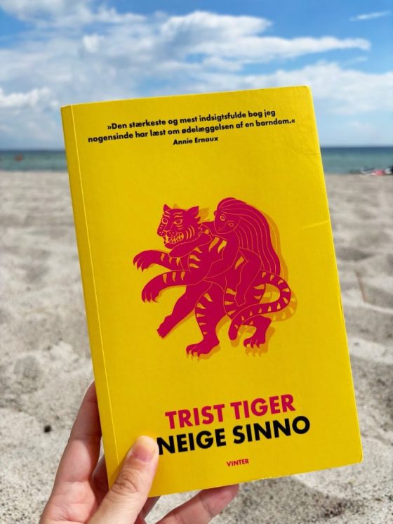 Billede af bogen TRIST TIGER af Neige Sinno, som bliver omtalt og beskrevet i indlægget
